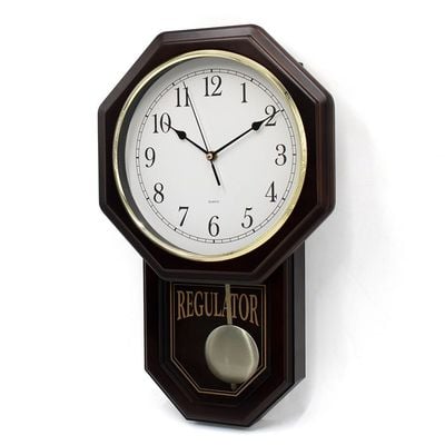 Cambridge Traditional Wall Clock
 28.5X7X45.5Cm Brown